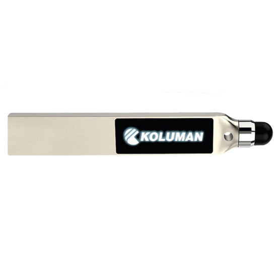 LADİN BEYAZ LEDLİ USB BELLEK (32 GB) Promosyon USB BELLEK