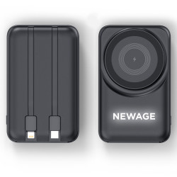 KÜÇÜKLER 10.000 MAH SİYAH MAGSAFE  ve  WIRELESS POWERBANK