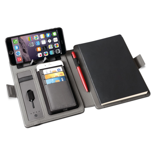 ALANYA 6.500 MAH WİRELESS POWERBANK ORGANİZER Promosyon POWERBANK DEFTER
