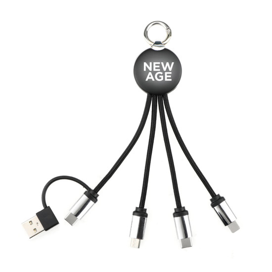 ÇİĞDEM IŞIKLI ANAHTARLIK ÇOKLU KABLO Promosyon USB ÇOKLAYICILAR