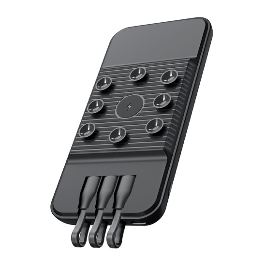 ÇİRİŞ 10.000 MAH SİYAH WIRELESS STANDLI POWERBANK Promosyon POWERBANK