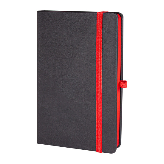 TUNALI KIRMIZI TARİHSİZ DEFTER (13X21 CM) Promosyon TARİHSİZ DEFTERLER