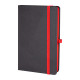 TUNALI KIRMIZI TARİHSİZ DEFTER (13X21 CM) Promosyon TARİHSİZ DEFTERLER