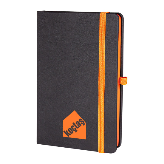 TUNALI TURUNCU TARİHSİZ DEFTER (13X21 CM) Promosyon TARİHSİZ DEFTERLER