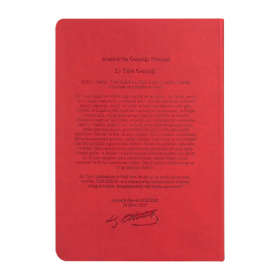 ATATÜRK TARİHSİZ DEFTER (17X24 CM) Promosyon TARİHSİZ DEFTERLER