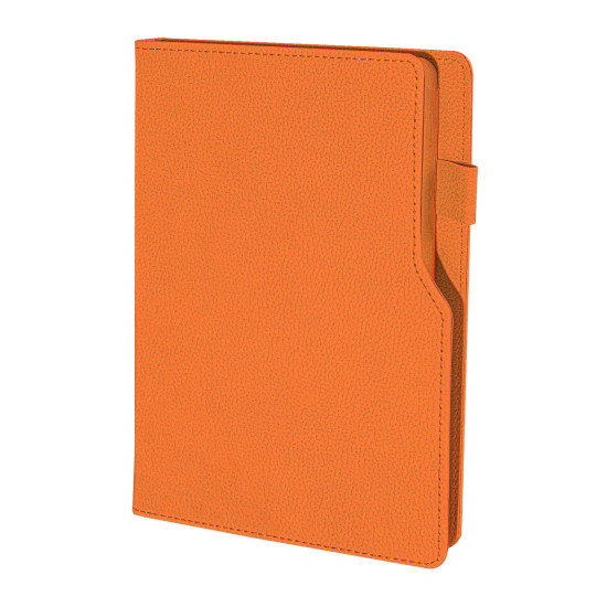 BAHÇELİEVLER TURUNCU TARİHSİZ DEFTER (14,5X21 CM) Promosyon TARİHSİZ DEFTERLER