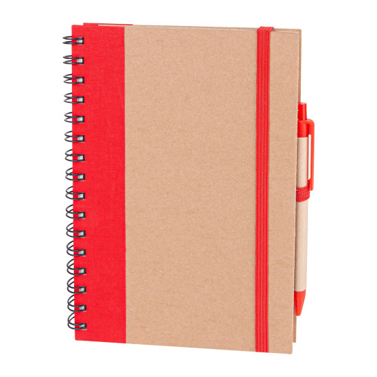 PURSAKLAR KIRMIZI TARİHSİZ DEFTER (15X21 CM) Promosyon TARİHSİZ DEFTERLER