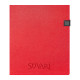 ESAT KIRMIZI TARİHSİZ DEFTER (19X25 CM) Promosyon TARİHSİZ DEFTERLER