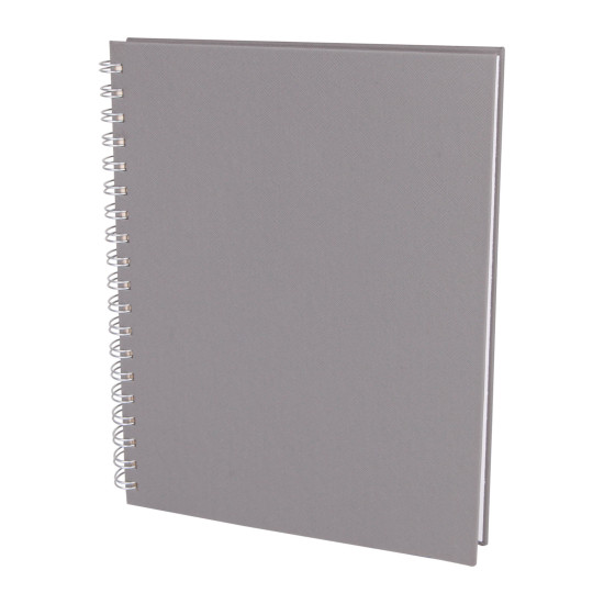 SEĞMENLER GRİ KARELİ TARİHSİZ DEFTER (19X25 CM) Promosyon TARİHSİZ DEFTERLER