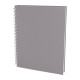 SEĞMENLER GRİ KARELİ TARİHSİZ DEFTER (19X25 CM) Promosyon TARİHSİZ DEFTERLER