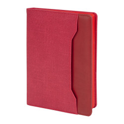 KORU KIRMIZI TARİHSİZ DEFTER (15X21 CM)