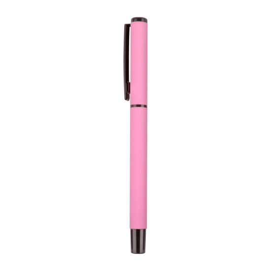KAĞIZMAN PEMBE ROLLER KALEM Promosyon METAL TÜKENMEZ KALEMLER