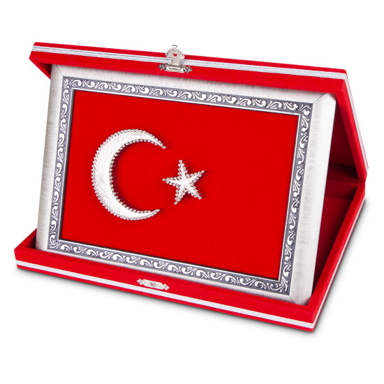 SANCAK DİKDÖRTGEN BAYRAK PLAKET Promosyon AHŞAP PLAKETLER