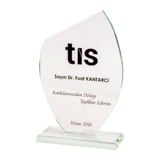 ONAT KRİSTAL PLAKET Promosyon KRİSTAL PLAKETLER