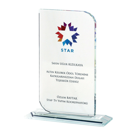 PINAR KRİSTAL PLAKET Promosyon KRİSTAL PLAKETLER