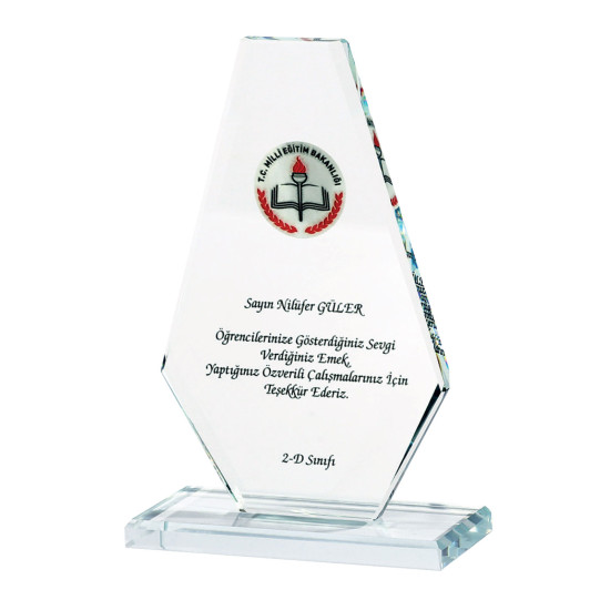 YAMAN KRİSTAL PLAKET Promosyon KRİSTAL PLAKETLER