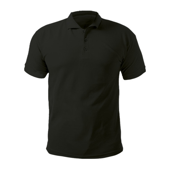 AÇELYA SİYAH XXL POLO YAKA T-SHİRT Promosyon TİŞÖRTLER