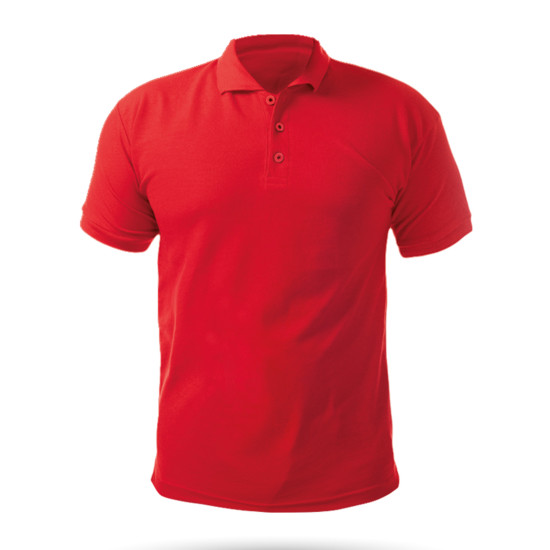 AÇELYA KIRMIZI  XL POLO YAKA T-SHİRT Promosyon TİŞÖRTLER
