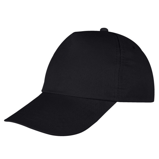 PAPATYA SİYAH POLYESTER ŞAPKA Promosyon ŞAPKALAR