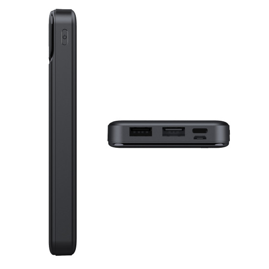 KAMAN 10.000 MAH SİYAH POWERBANK Promosyon POWERBANK