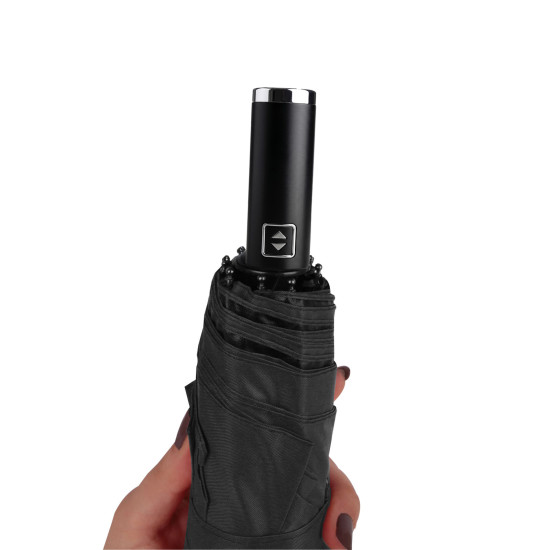 ASPENDOS SİYAH TAM OTOMATİK ŞEMSİYE Promosyon ŞEMSİYELER