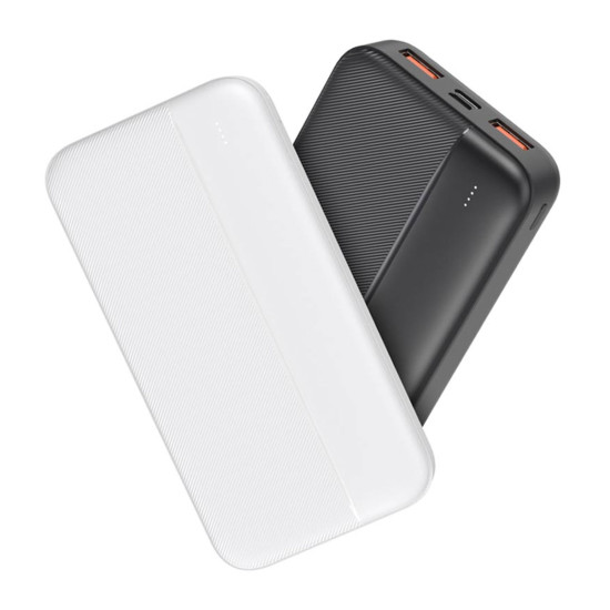 TALAS 20.000 MAH BEYAZ POWERBANK Promosyon POWERBANK