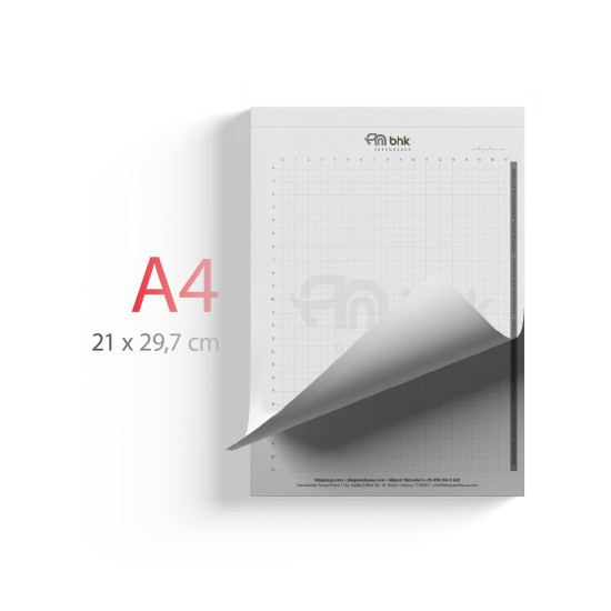 ALA-50 TUTKALLI BLOKNOT Promosyon BLOKNOT